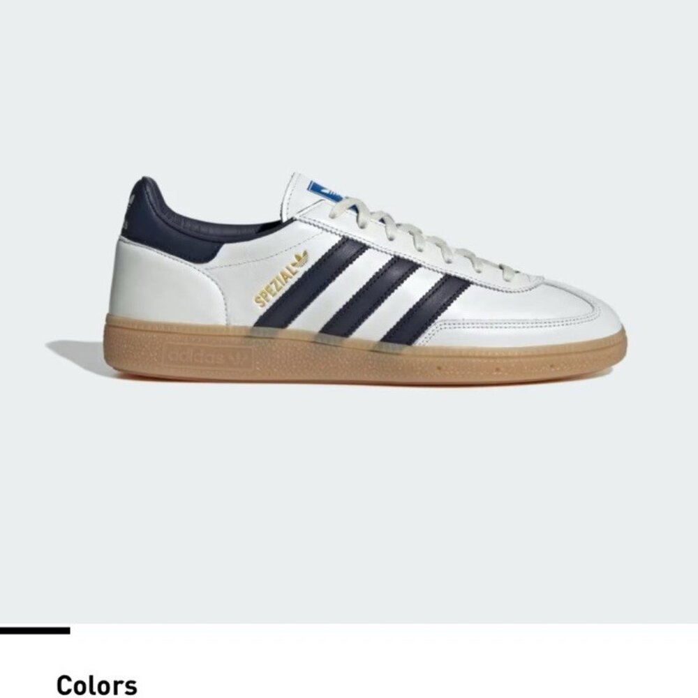 Adidas Handball Spezial Made In Germany, White/Indigo